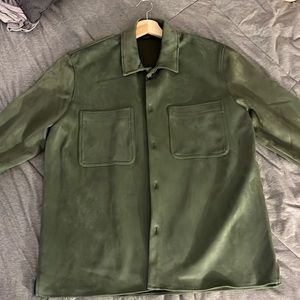 Men’s Suede Truth Jacket - Green - M